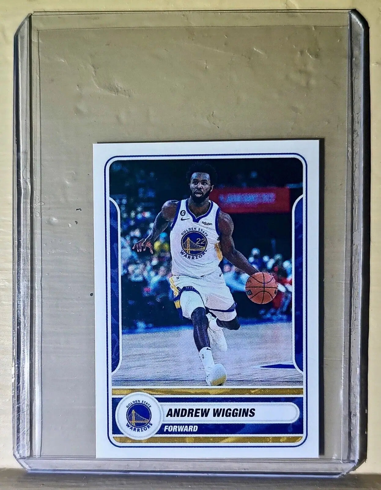 2023-24 Andrew Wiggins Panini NBA Basketball #328 Sticker Golden State Warriors - Basketball Card Single