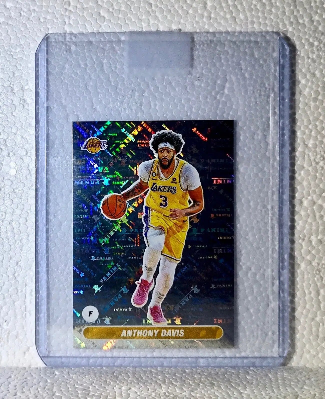 2023-24 Anthony Davis Panini NBA Basketball #362 Sticker Los Angeles Lakers - Basketball Card Single