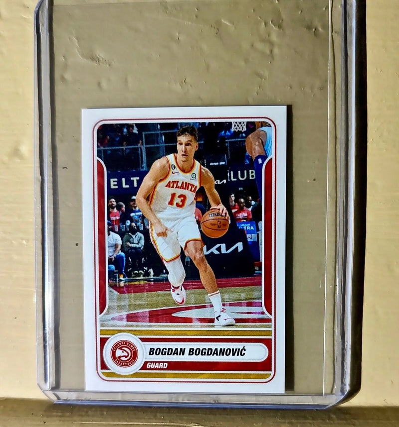 2023-24 Bogdan Bogdanović Panini NBA Basketball #109 Sticker Atlanta Hawks - Basketball Card Single