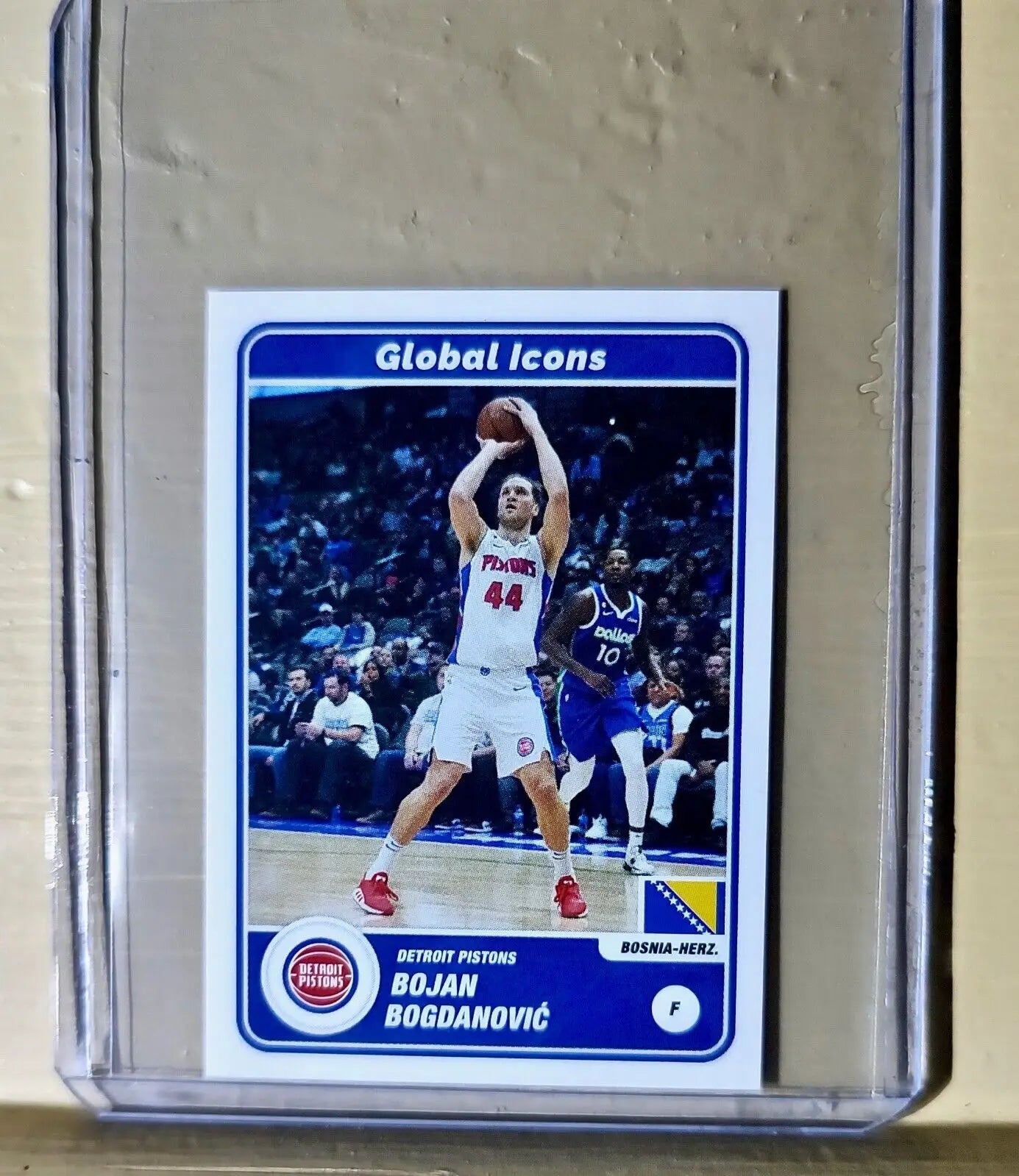 2023-24 Bojan Bogdanović Panini NBA Basketball #59 Global Icons Sticker - Basketball Card Single