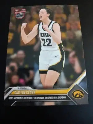 2023-24 Bowman U Now - Caitlin Clark #74. Iowa (RC). NRMT+ - Basketball Card Single