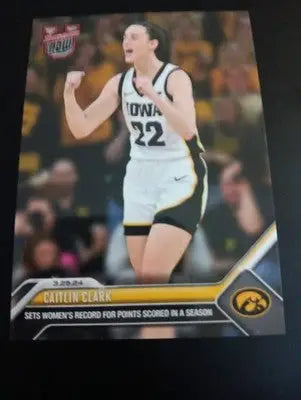2023-24 Bowman U Now - Caitlin Clark #74. Iowa (RC). NRMT+ - Basketball Card Single