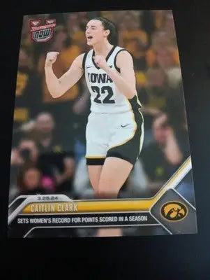 2023-24 Bowman U Now - Caitlin Clark #74. Iowa (RC). NRMT+ - Basketball Card Single