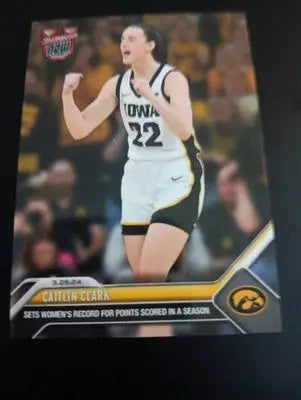 2023-24 Bowman U Now - Caitlin Clark #74. Iowa (RC). NRMT+ - Basketball Card Single