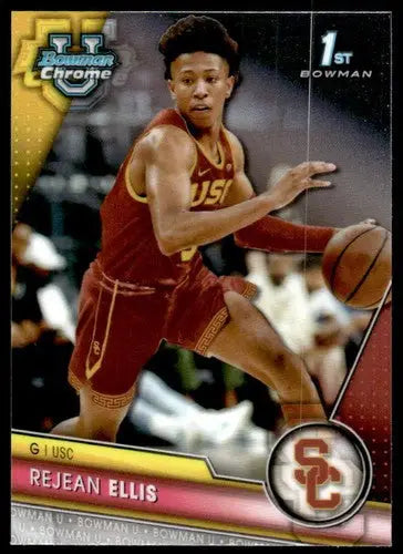 Rejean Ellis basketball card from Bowman University Chrome 2023-24 collection