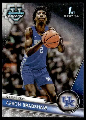 2023-24 Bowman University Chrome #42 Aaron Bradshaw NM-MT ID:68731 - Basketball Card Single