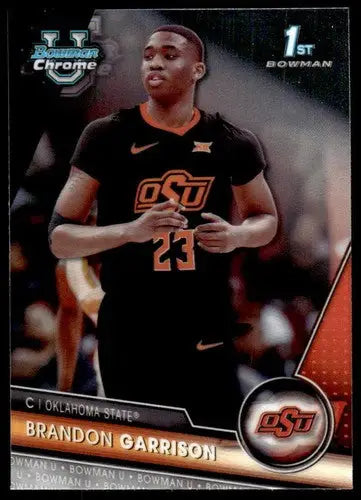 Brandon Garrison basketball card from 2023-24 Bowman University Chrome collection