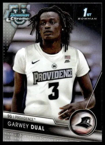 Original gloss Garwey Dual basketball card from Bowman University Chrome 2023-24