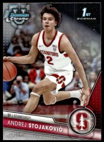 2023-24 Bowman University Chrome #73 Andrej Stojakovic NM-MT ID:67398 - Basketball Card Single