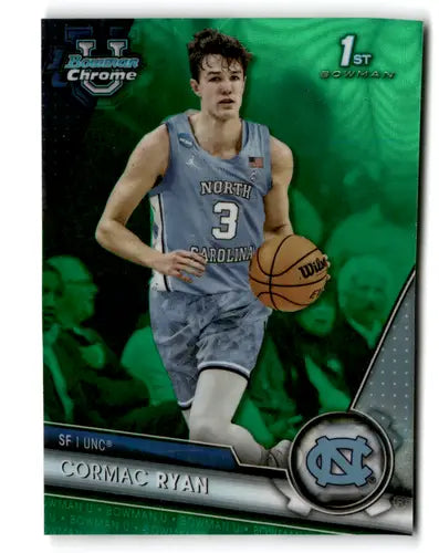 2023-24 Bowman University Chrome Refractor Green #11 Cormac Ryan NM-MT ID:67374 - Baseball Card Single