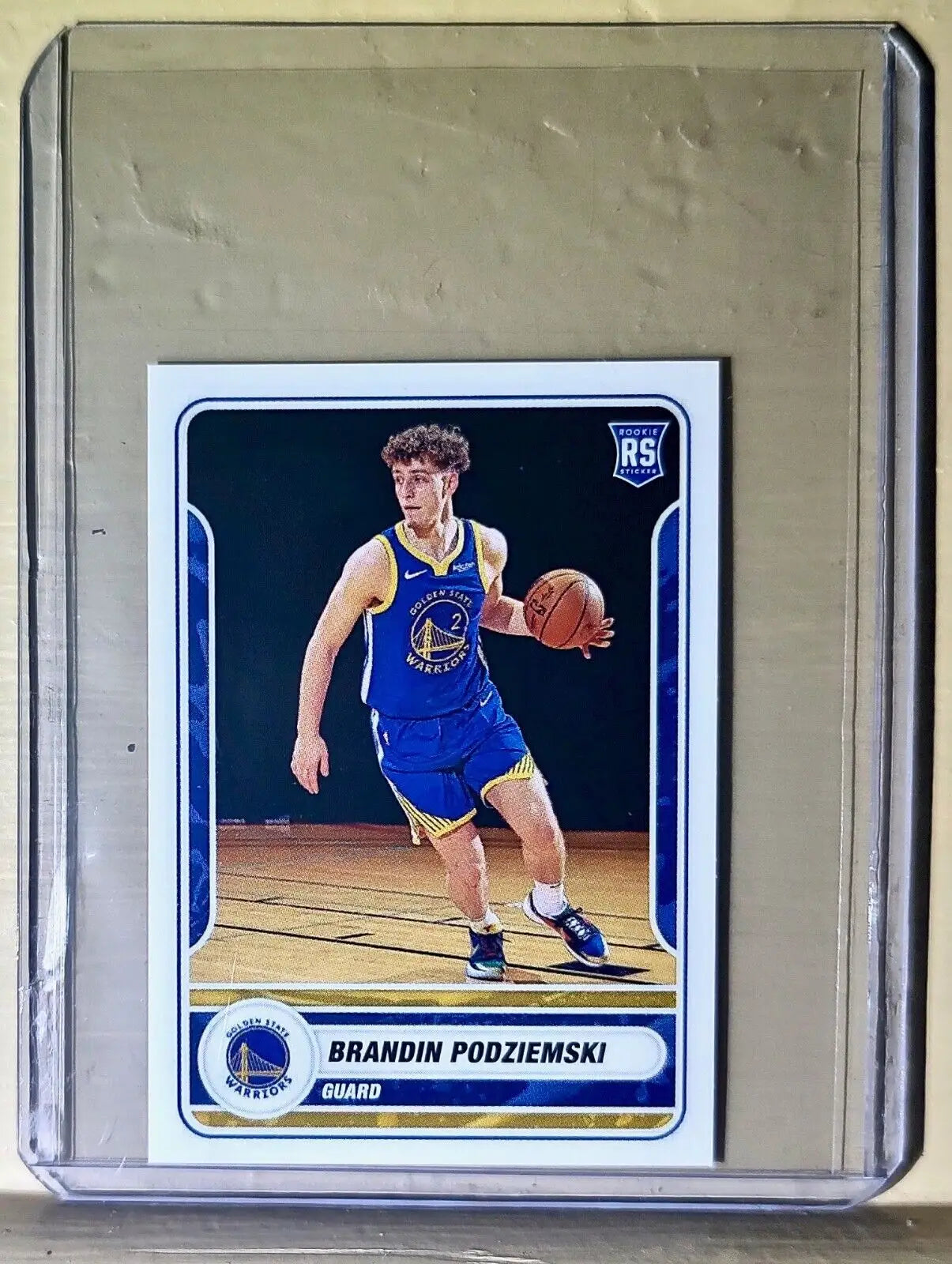 2023-24 Brandin Podziemski Panini NBA Basketball #96 Sticker Warriors - Basketball Card Single