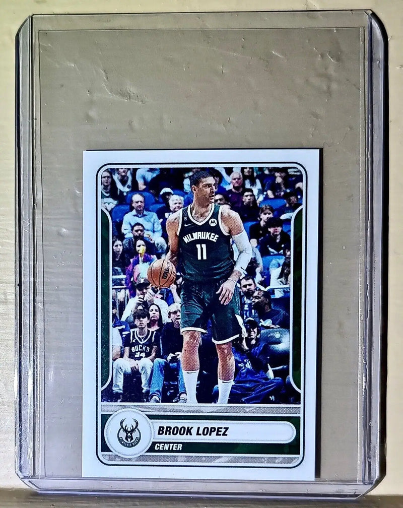 2023-24 Brook Lopez Panini NBA Basketball #224 Sticker Milwaukee Bucks - Basketball Card Single