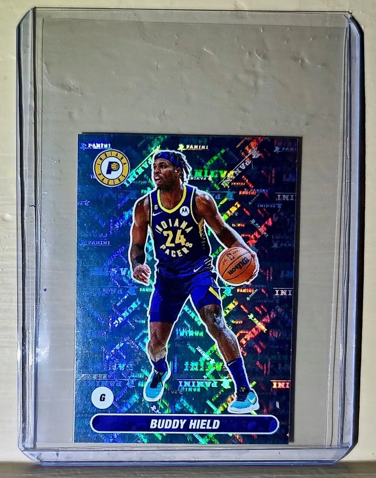 2023-24 Buddy Hield Panini NBA Basketball #193 Sticker Indiana Pacers - Basketball Card Single