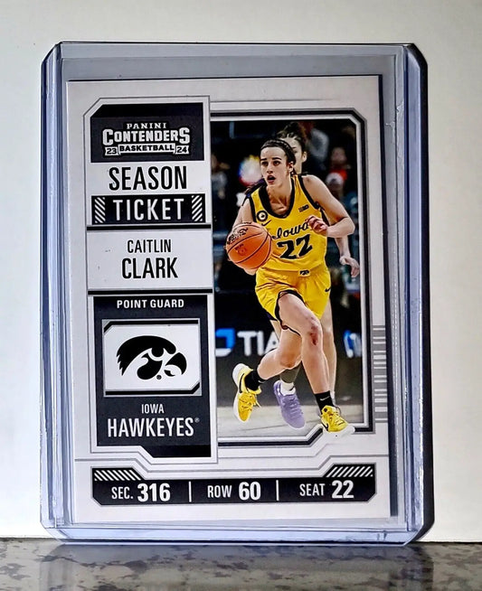 2023-24 Caitlin Clark Panini Contenders #CC2 Season Ticket Card Iowa Hawkeyes - Basketball Card Single