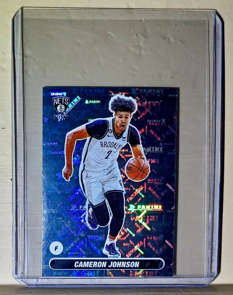 2023-24 Cameron Johnson Panini NBA Basketball #128 Sticker Brooklyn Nets