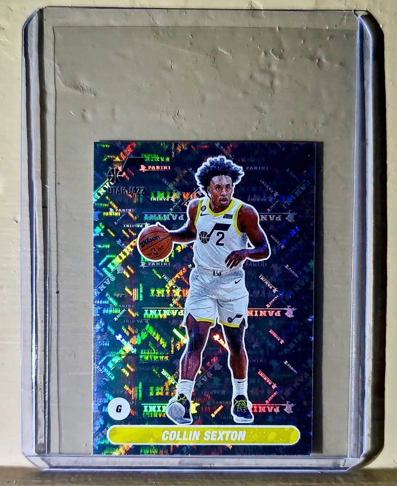 2023-24 Collin Sexton Panini NBA Basketball #478 Sticker Utah Jazz - Basketball Card Single