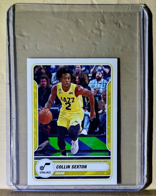 2023-24 Collin Sexton Panini NBA Basketball #482 Sticker Utah Jazz