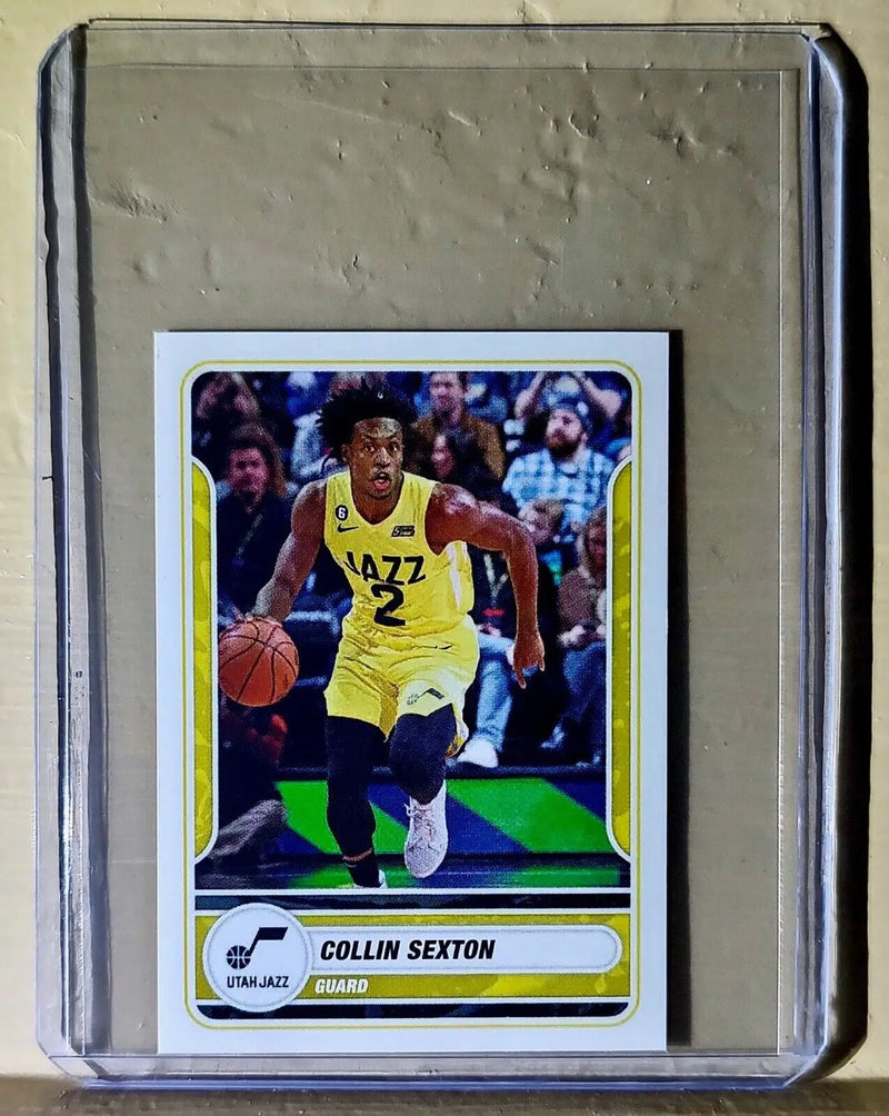 2023-24 Collin Sexton Panini NBA Basketball #482 Sticker Utah Jazz