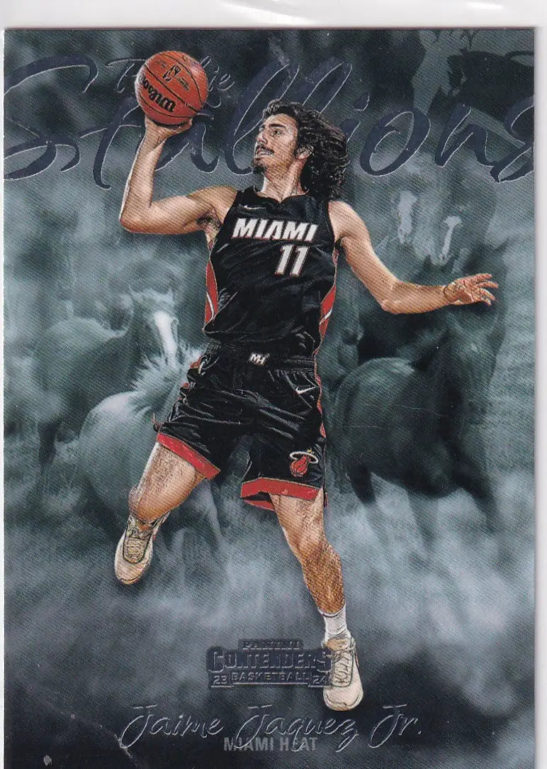 2023-24 CONTENDERS #2 JAMIE JAQUEZ JR ROOKIE STALLIONS- MIAMI HEAT - Basketball Card Single