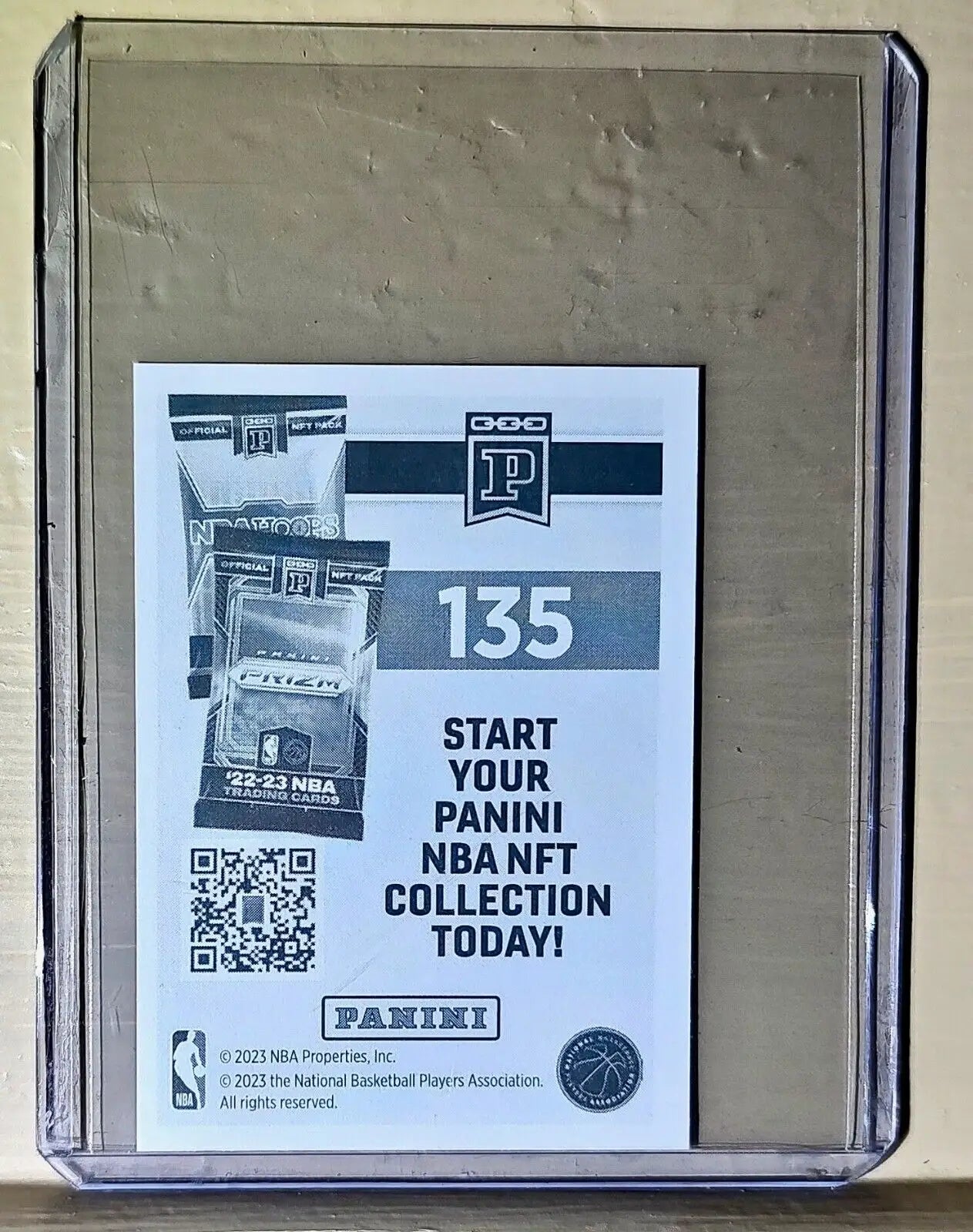 2023-24 Dariq Whitehead Panini NBA Basketball #135 Sticker Brooklyn Nets - Basketball Card Single