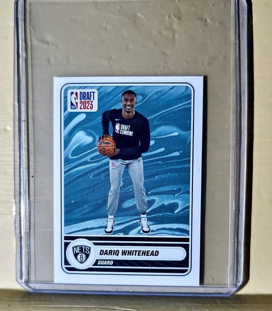 2023-24 Dariq Whitehead Panini NBA Draft Basketball #98 Sticker Atlanta Hawks