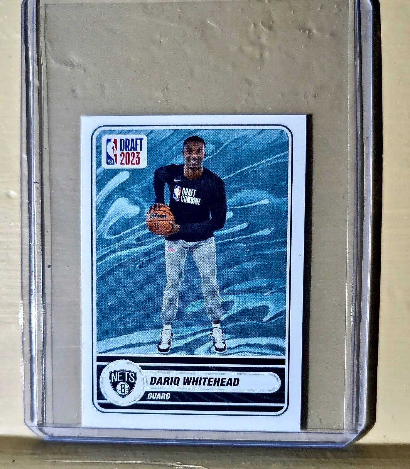 2023-24 Dariq Whitehead Panini NBA Draft Basketball #98 Sticker Atlanta Hawks