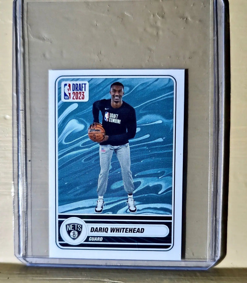 2023-24 Dariq Whitehead Panini NBA Draft Basketball #98 Sticker Atlanta Hawks