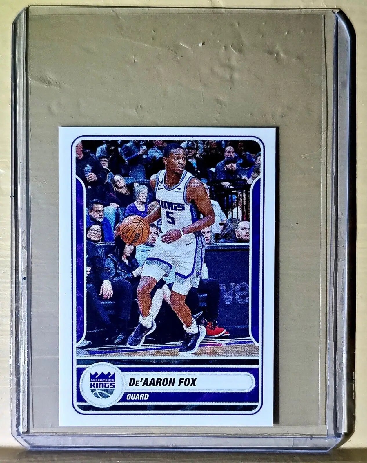 2023-24 De’Aaron Fox Panini NBA Basketball #454 Sticker Sacramento Kings