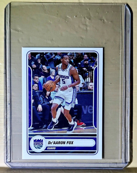 2023-24 De’Aaron Fox Panini NBA Basketball #454 Sticker Sacramento Kings