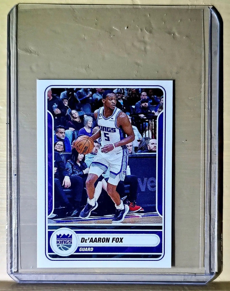 2023-24 De’Aaron Fox Panini NBA Basketball #454 Sticker Sacramento Kings