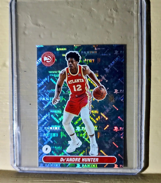 2023-24 De’Andre Hunter Panini NBA Basketball #102 Sticker Atlanta Hawks