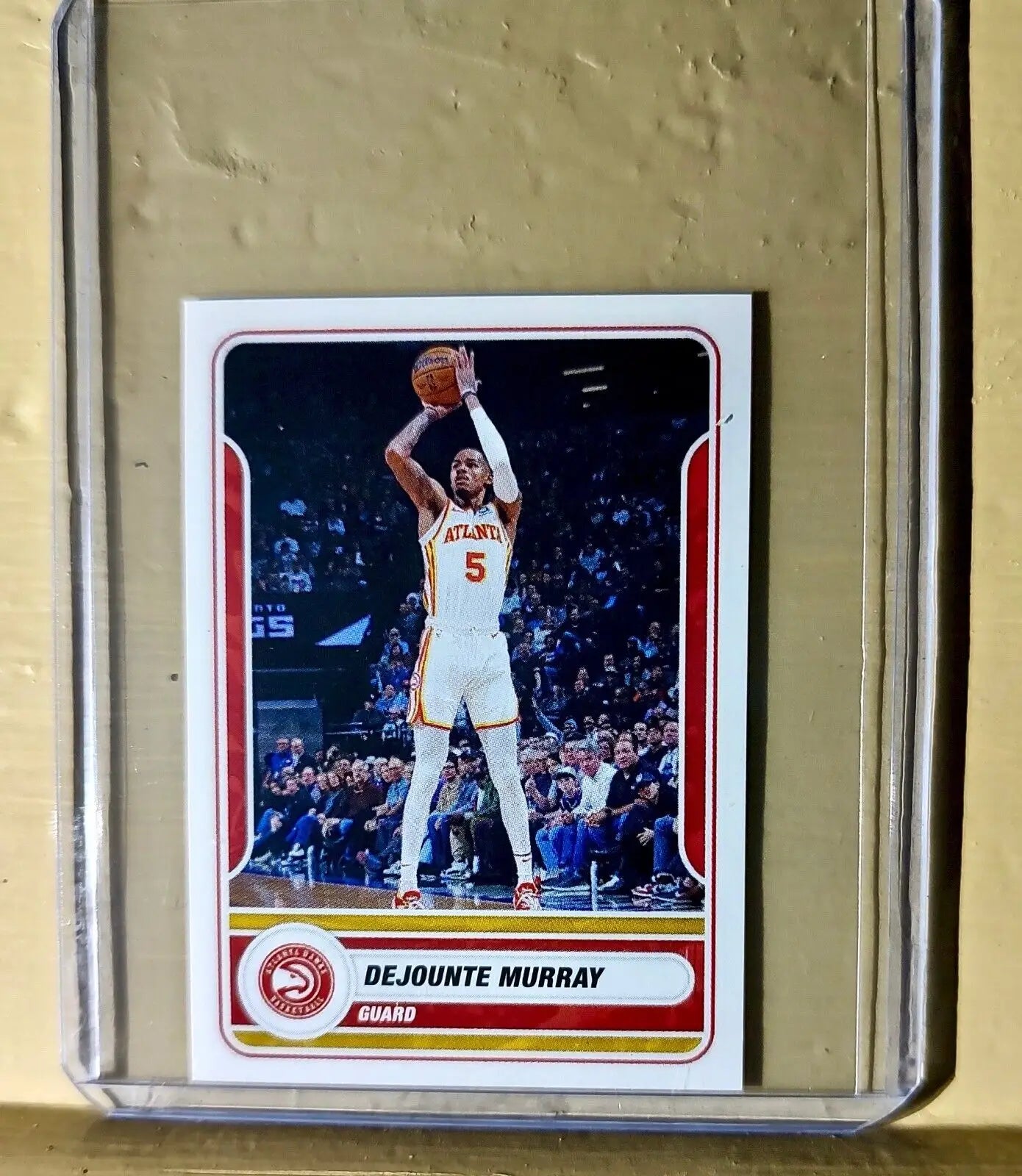 2023-24 Dejounte Murray Panini NBA Basketball #104 Sticker Atlanta Hawks - Basketball Card Single