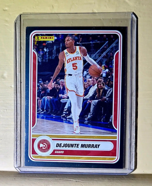 2023-24 Dejounte Murray Panini NBA Basketball #45 Silver Foil Card Atlanta Hawks - Basketball Card Single