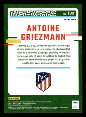 2023-24 Donruss #109 Antoine Griezmann Optic Holo - Other