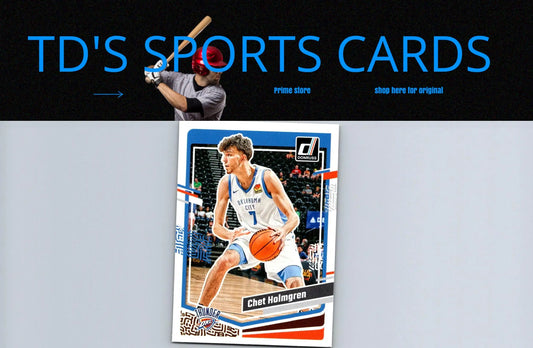 Chet Holmgren trading card from 2023-24 Donruss #123, perfect for collectors