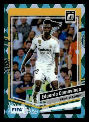 2023-24 Donruss #123 Eduardo Camavinga Optic Argyle