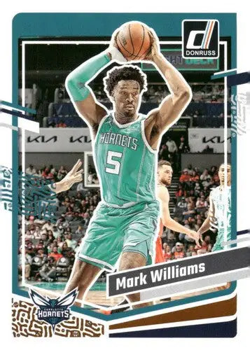 2023-24 Donruss Mark Williams basketball card with original gloss, NM-MT Hornets
