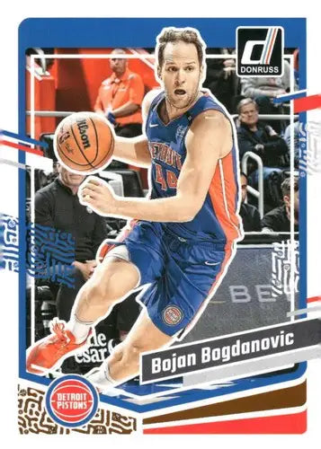 Bojan Bogdanovic basketball card with original gloss from 2023-24 Donruss NM-MT