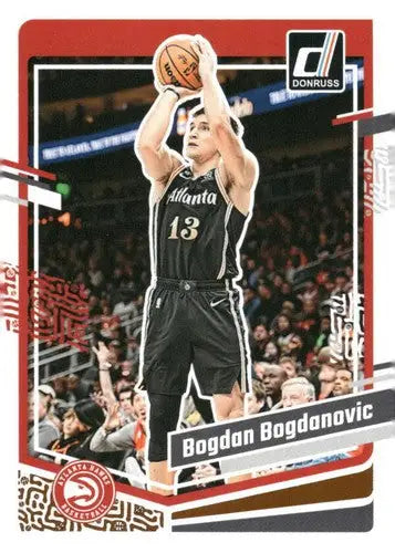 2023-24 Donruss #147 Bogdan Bogdanovic NM-MT Hawks ID:70274 - Basketball Card Single