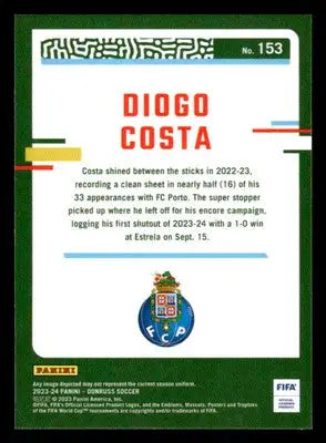 2023-24 Donruss #153 Diogo Costa Optic - Other
