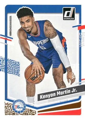 Original gloss basketball card featuring Kenyon Martin Jr. from 2023-24 Donruss Simply Sandoval