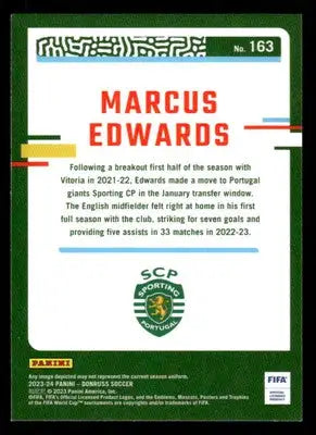 2023-24 Donruss #163 Marcus Edwards Optic - Other