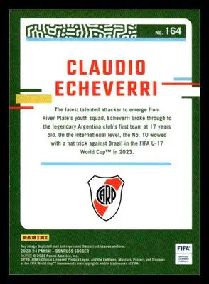 2023-24 Donruss #164 Claudio Echeverri Optic - Other