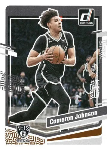 Basketball trading card featuring Cameron Johnson NM-MT from 2023-24 Donruss original gloss