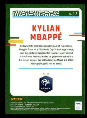 2023-24 Donruss #17 Kylian Mbappé Optic - Other