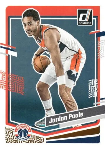 2023-24 Donruss #177 Jordan Poole NM-MT Wizards ID:70279 - Basketball Card Single