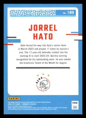 2023-24 Donruss #189 Jorrel Hato Optic - Other