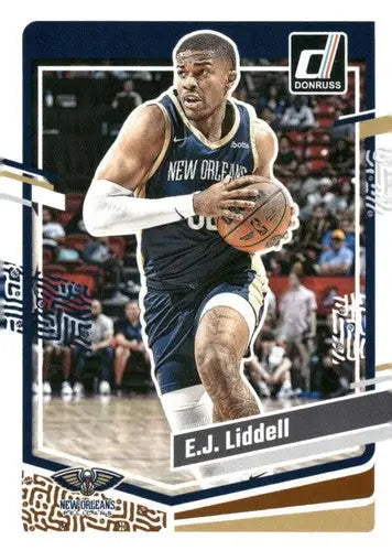 Original gloss E.J. Liddell basketball card Liddell NM-MT Pelicans 2023-24 Donruss