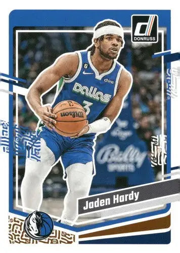 Jaden Hardy basketball card with original gloss, NM-MT condition in 2023-24 Donruss