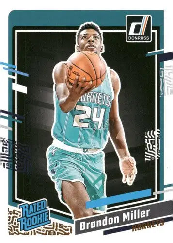 2023-24 Donruss #226 Brandon Miller NM-MT RC Rookie Hornets Rated Rooki ID:70746 - Basketball Card Single